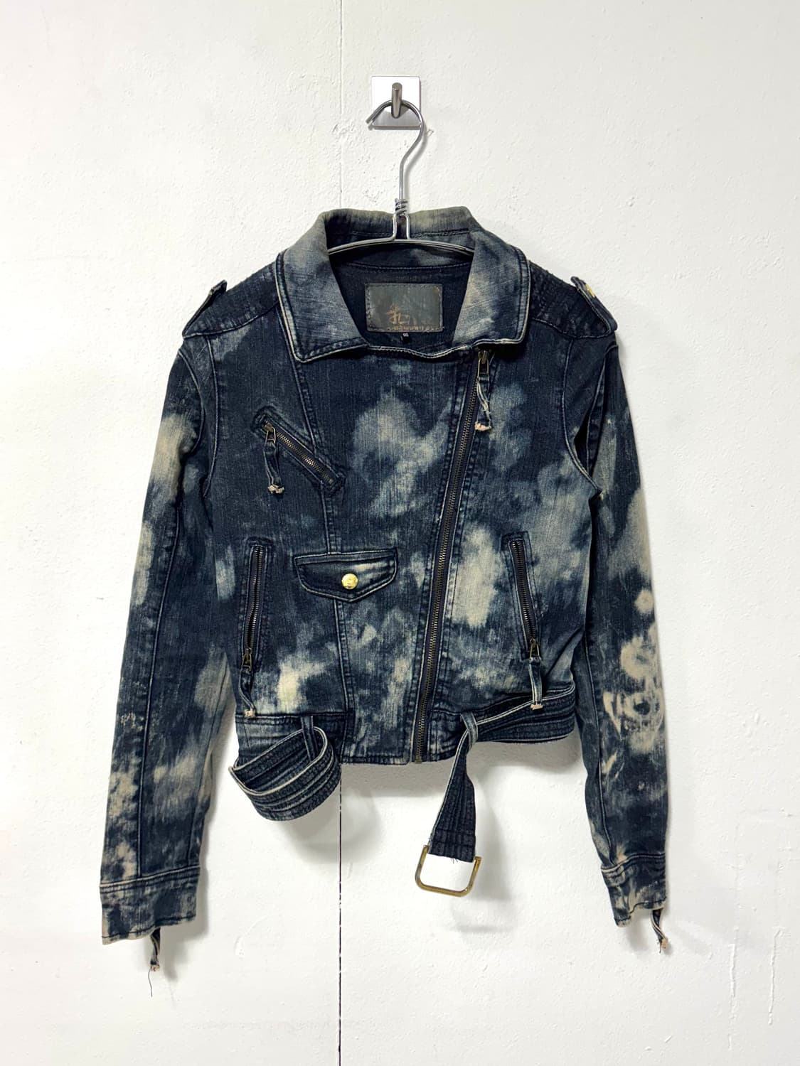 Denim cropped jacket 상품이미지1