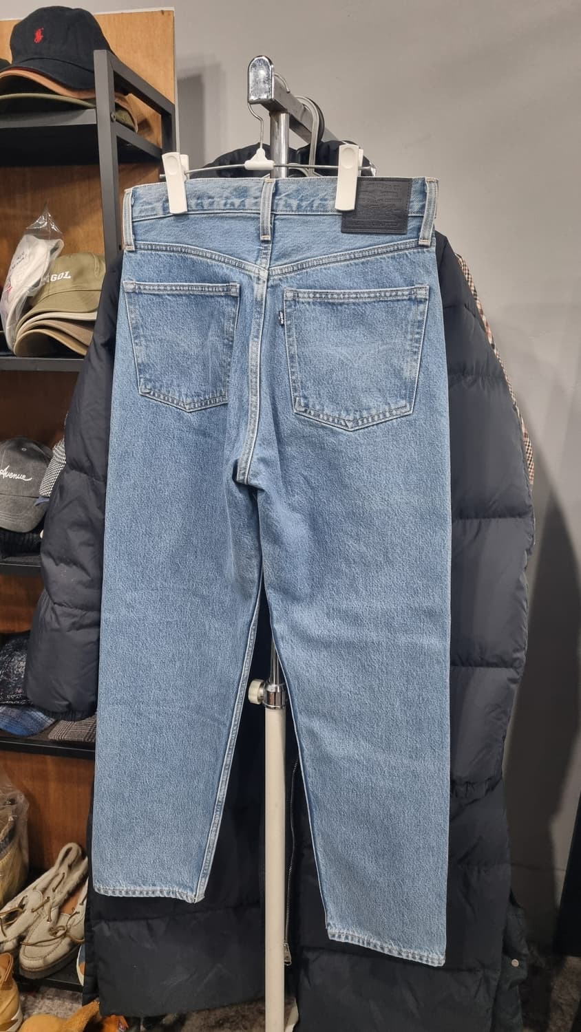LEVI'S 우먼 Blue Teb 빅E 칼럼진 허리27 상태매우좋음 상품이미지2