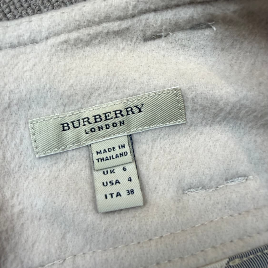 burberry 버버리 울 캐시미어혼방 사이드 포켓 스커트 상품이미지5