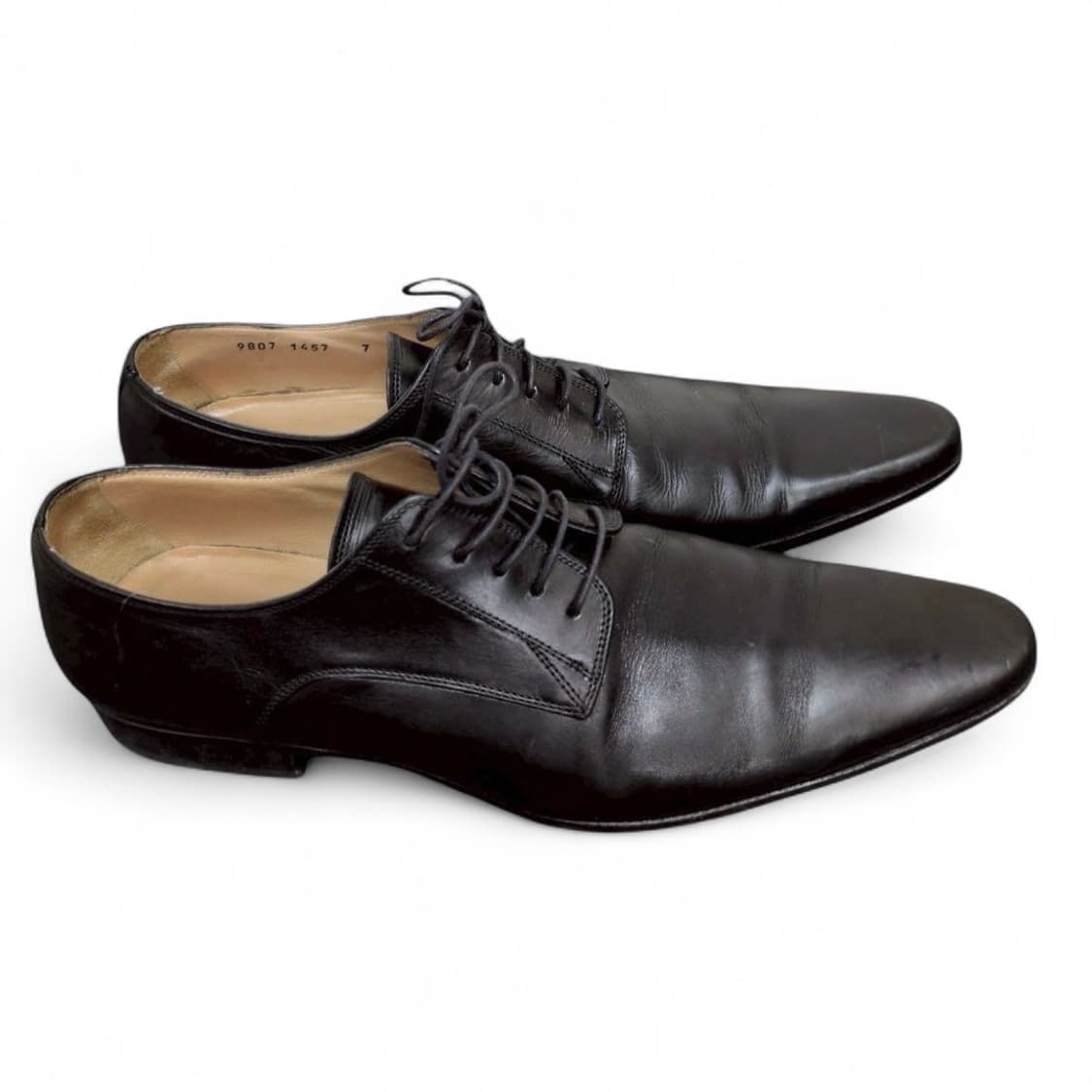 돌체앤가바나 레더 플레인토 더비슈즈 상품이미지2