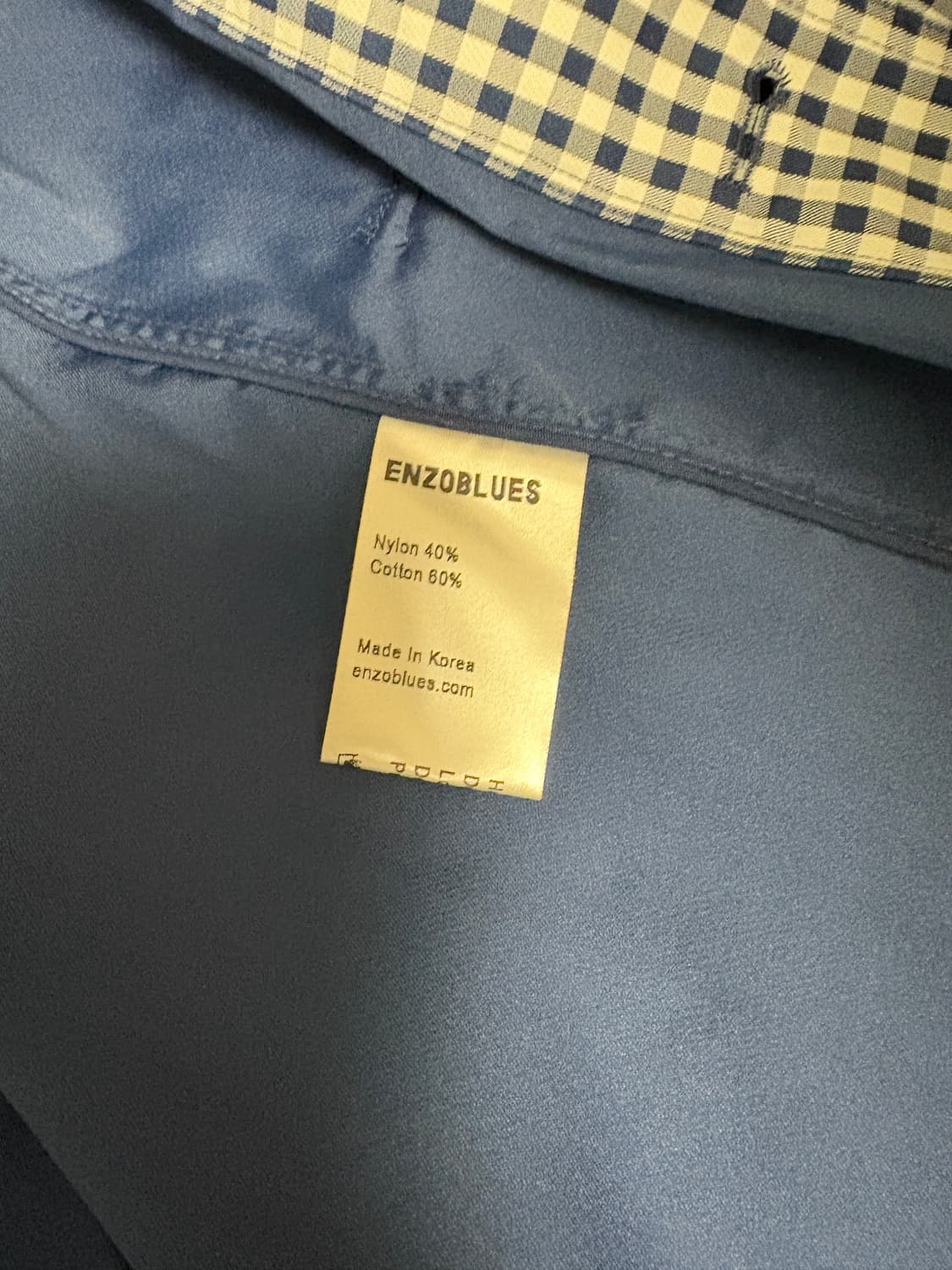 엔조블루스 후드 버튼 자켓(실물사진) 상품이미지6