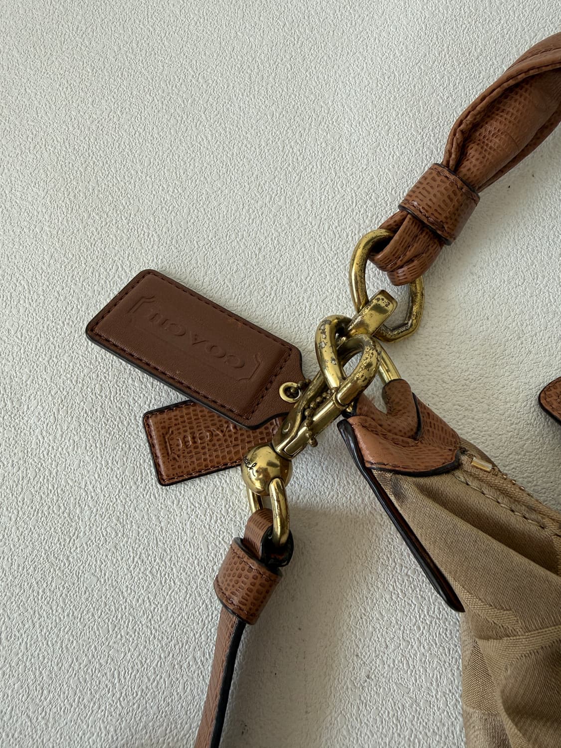 코치(COACH) 모노그램 숄더백(크로스 가능, 상태 확인) 상품이미지6