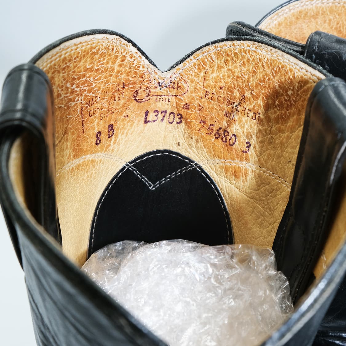 빈티지 저스틴 웨스턴 레더 부츠 8B(여성 250) BT25002 상품이미지10