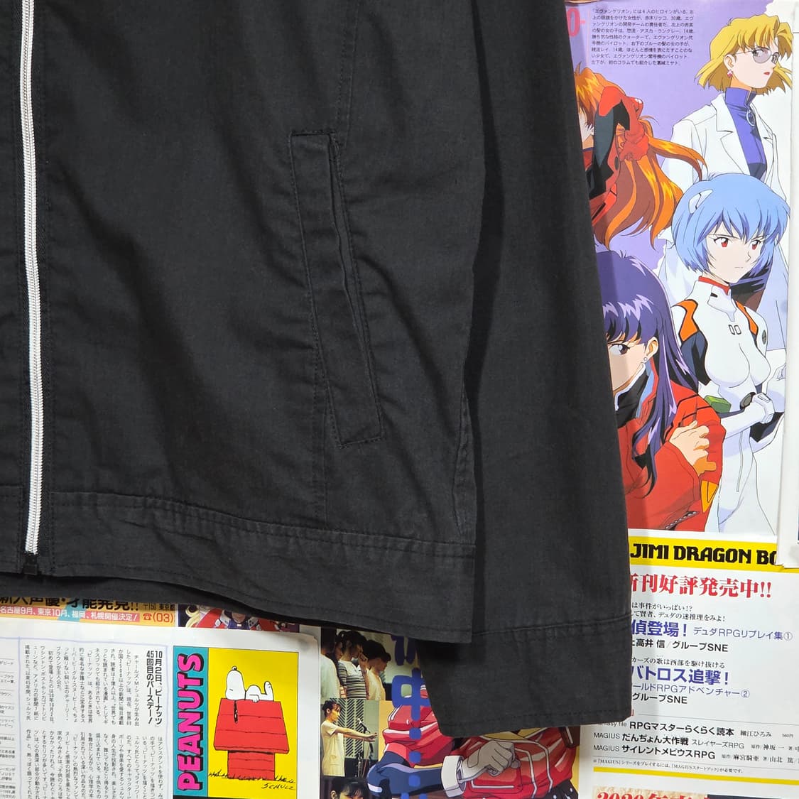 JPN 블랙 지퍼 포인트 펑크 락시크 집업 상품이미지4