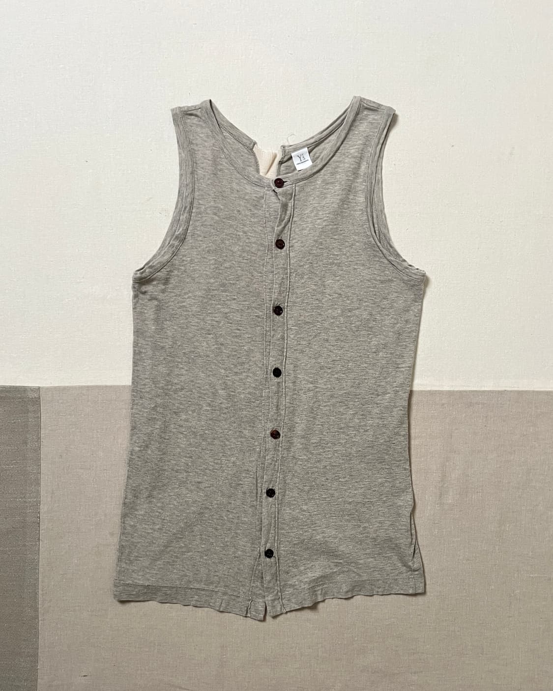 요지야마모토 패널 슬리브리스 가디건 Yohji Yamamoto Y’s 상품이미지4