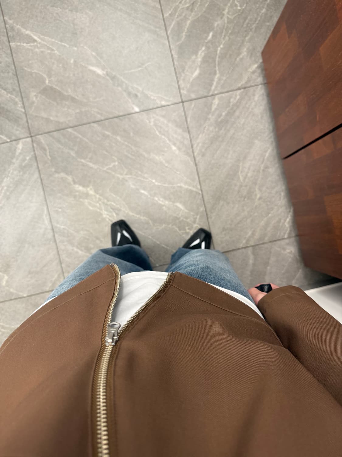 큐레이티드 퍼레이드 브라운 자켓 상품이미지1