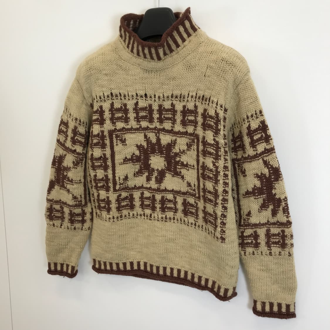 2nd booth JPN 고급패턴 모크넥니트 [M] 상품이미지2