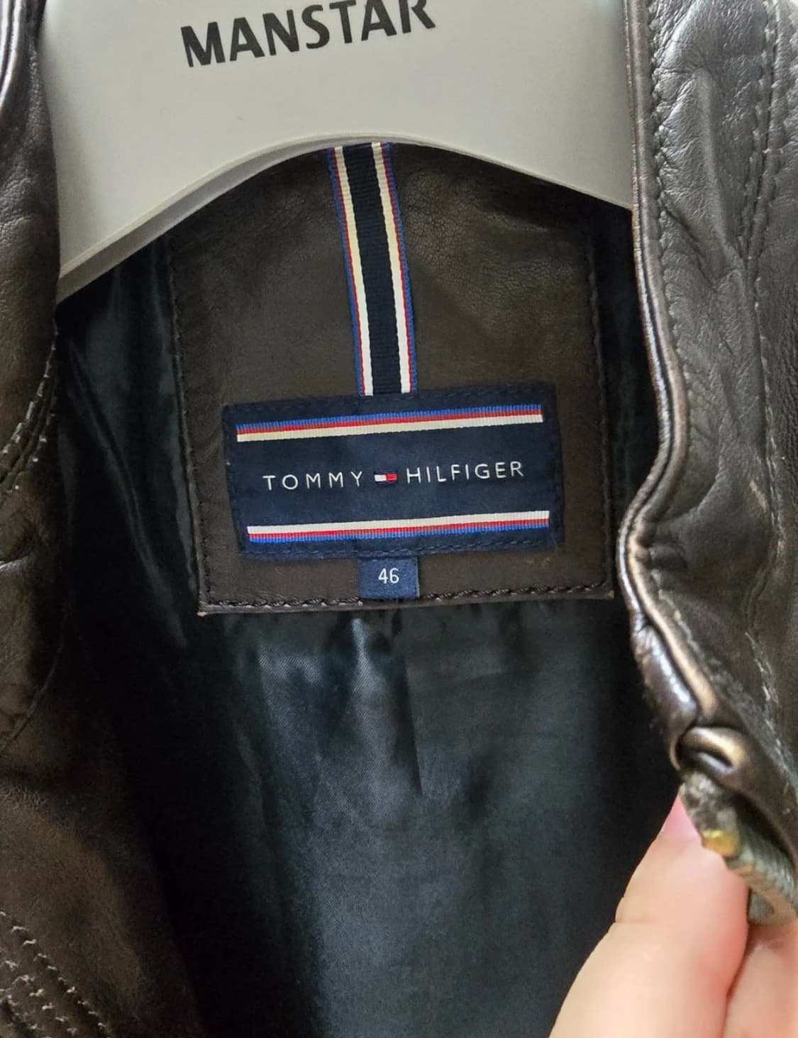 타미힐피거 가죽자켓 m 상품이미지2