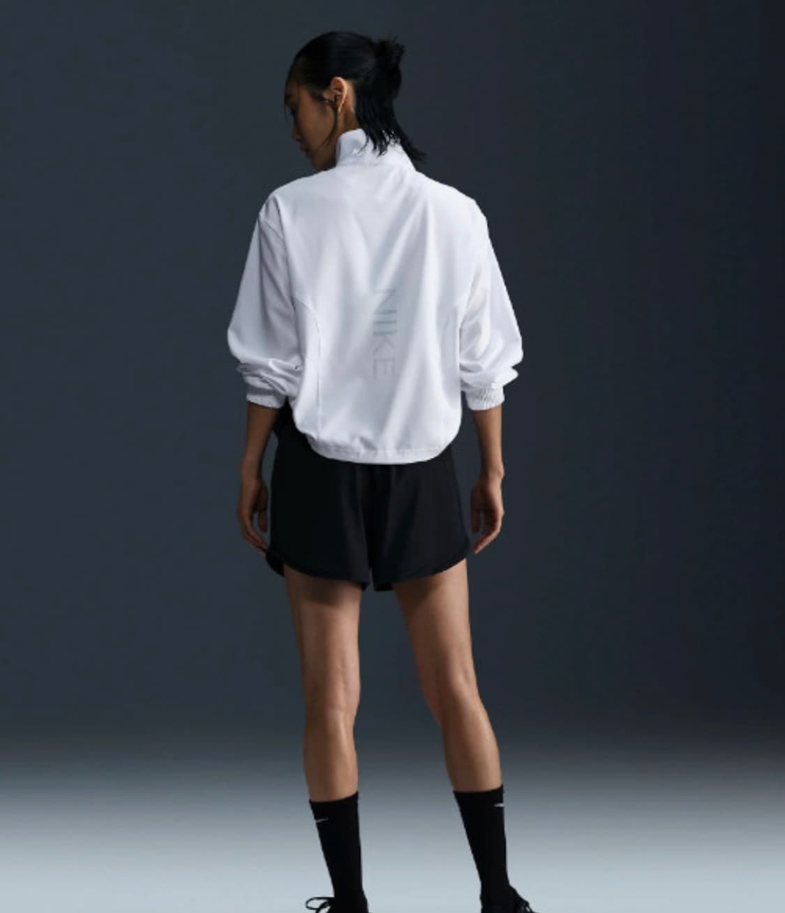 나이키 여성용 드라이핏 바람막이 자켓 화이트 상품이미지4