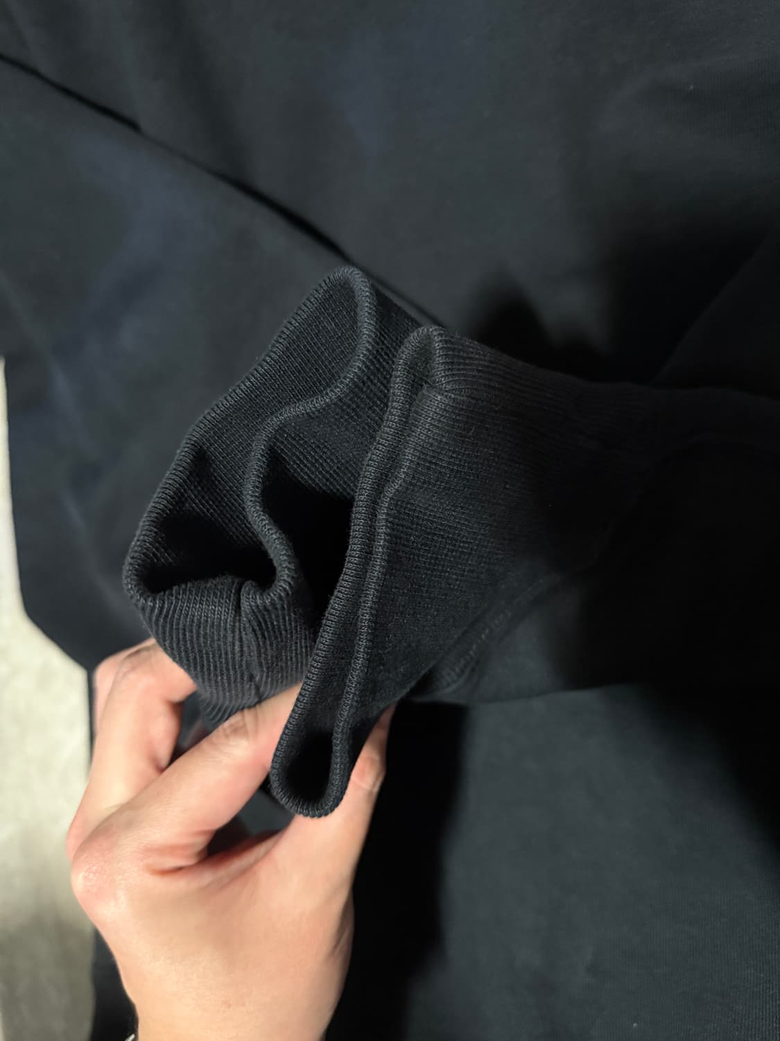 M&S사이즈 나이키 스투시 맨투맨 & 팬츠 블랙 셋업 상품이미지7