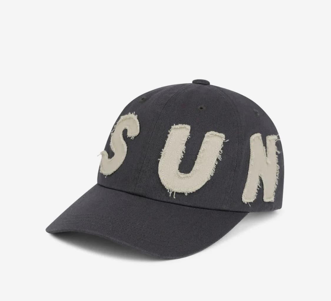 썬러브 Cut Off Capital Cap Charcoal 볼캡 모자 상품이미지1