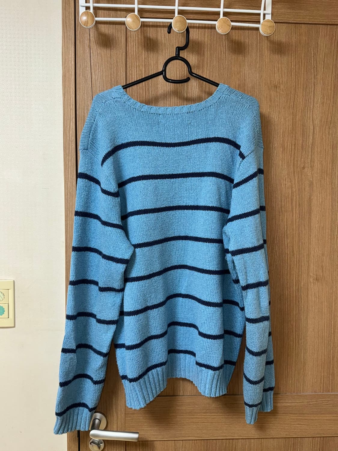 빈티지 폴로 오버핏 스트라이프 니트 상품이미지3