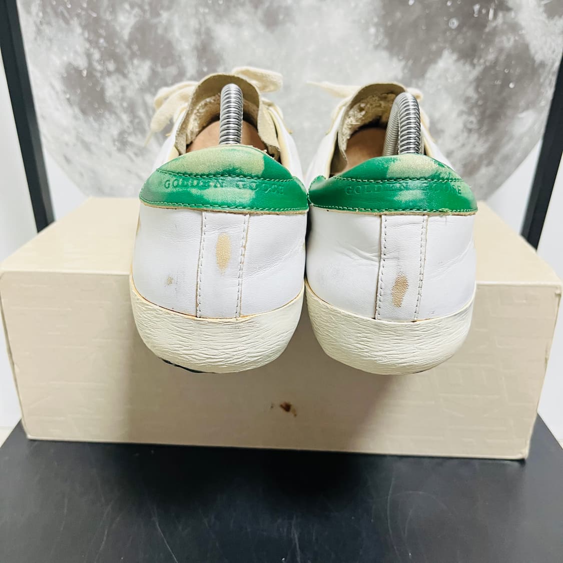  정품 43) 골든구스 그린탭 누벅 스니커즈 275~280 상품이미지4