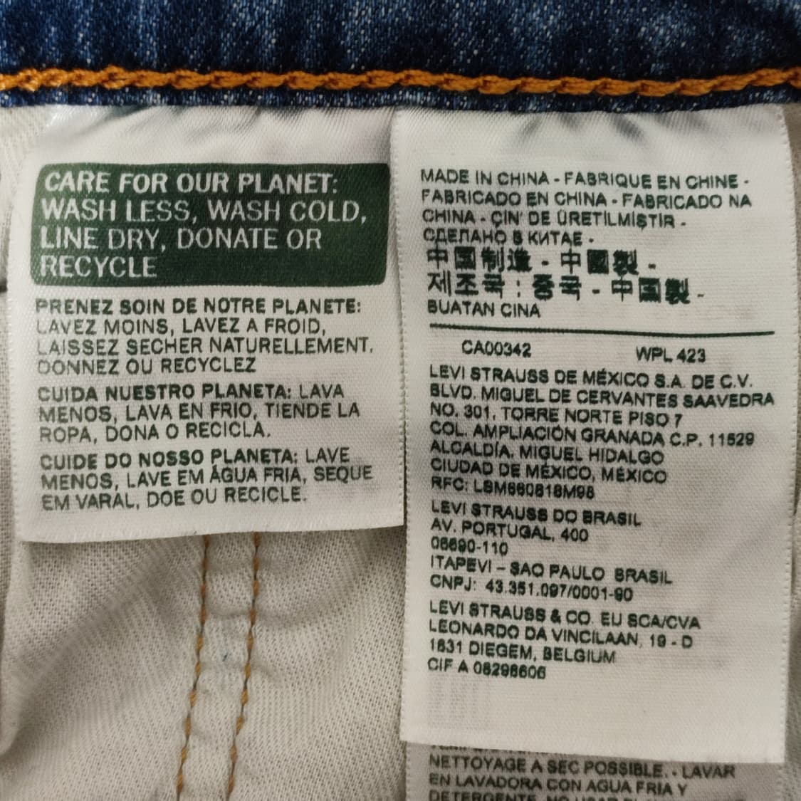 리바이스 502 청바지 데님 팬츠 상품이미지5