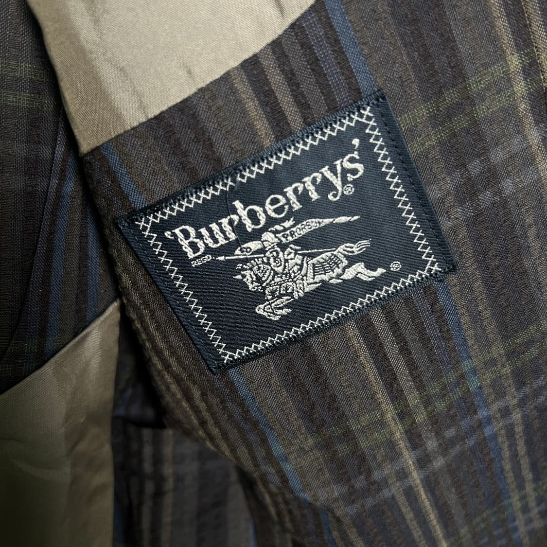버버리 빈티지 체크 싱글 블레이저  상품이미지3