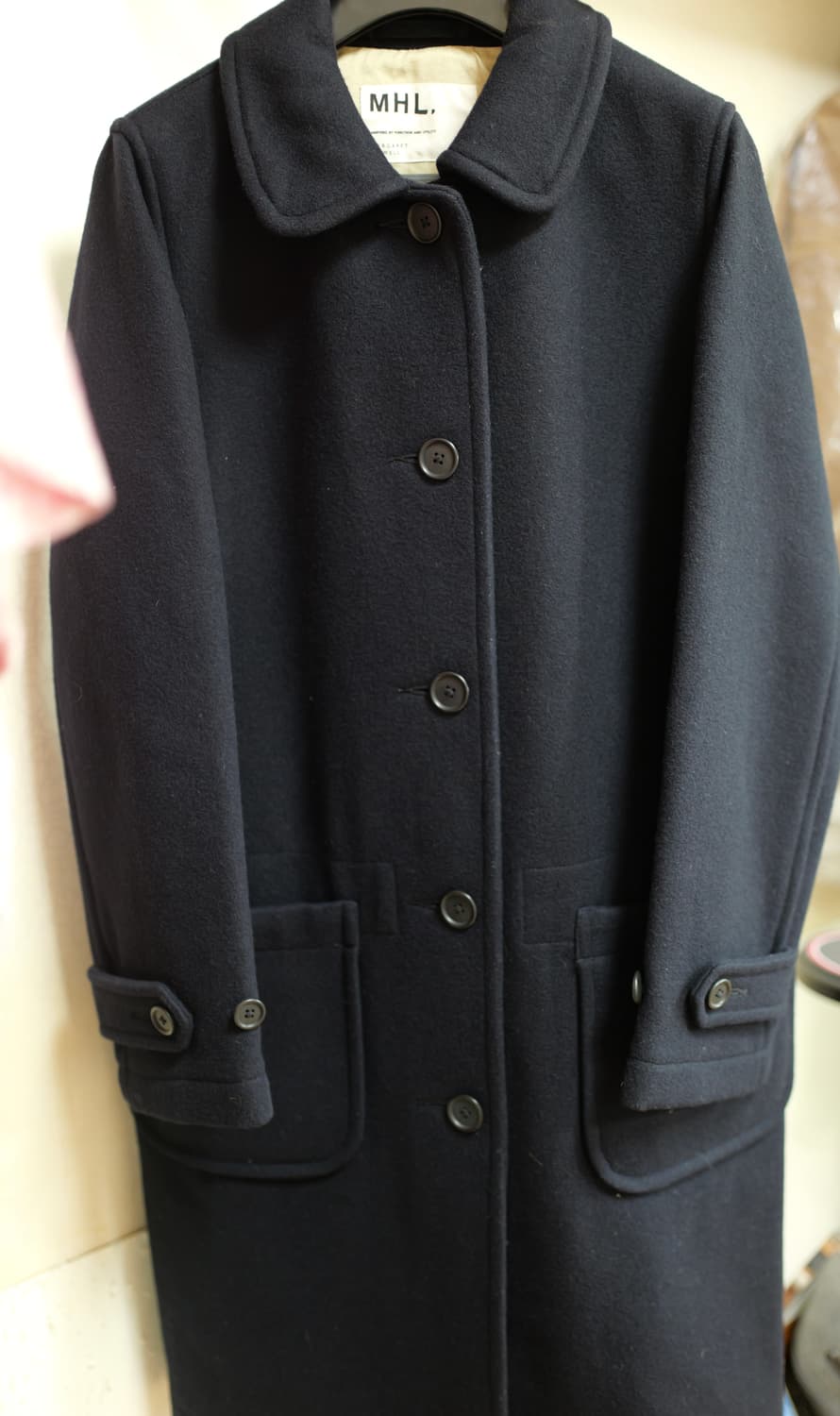 MHL 마가렛호웰 블랙 코트 사이즈 ii 상품이미지5