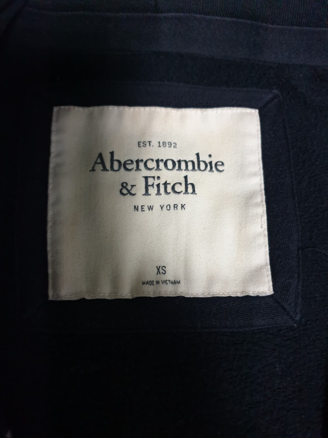 아베크롬비 빈티지 딱붙핏 기모 후드집업 (XS) 상품이미지3