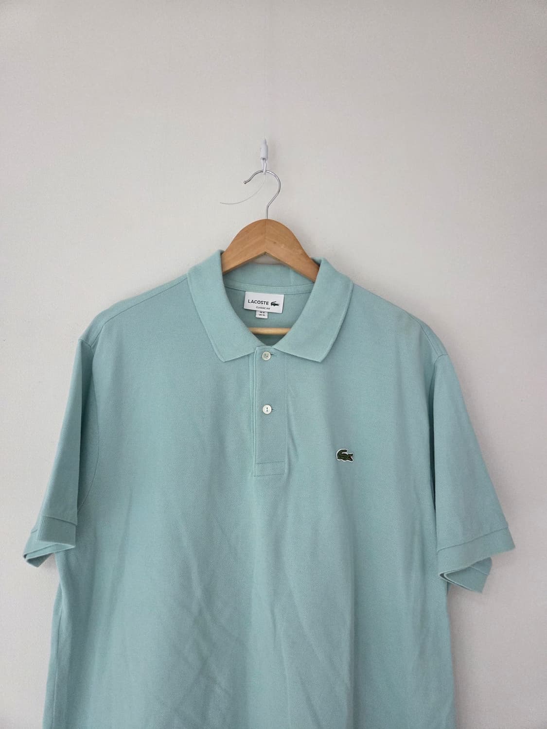 라코스테 민트그린 반팔카라티(XL 105사이즈) 상품이미지1