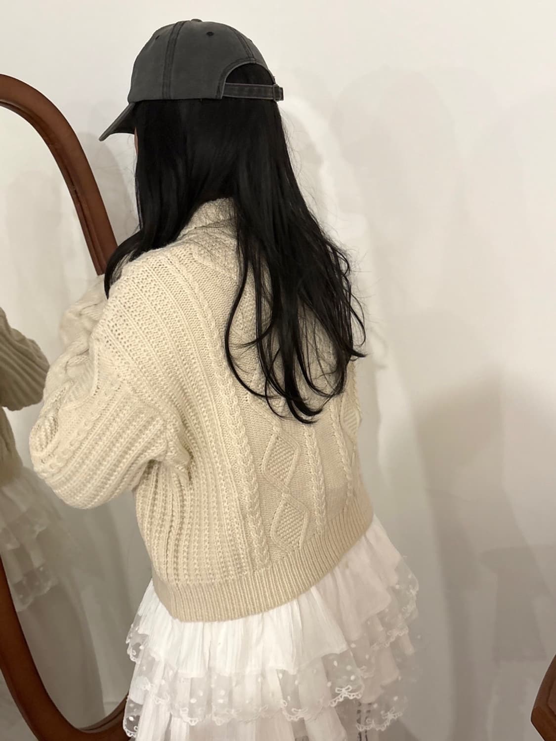 VTG 떡볶이 니트 가디건 상품이미지2