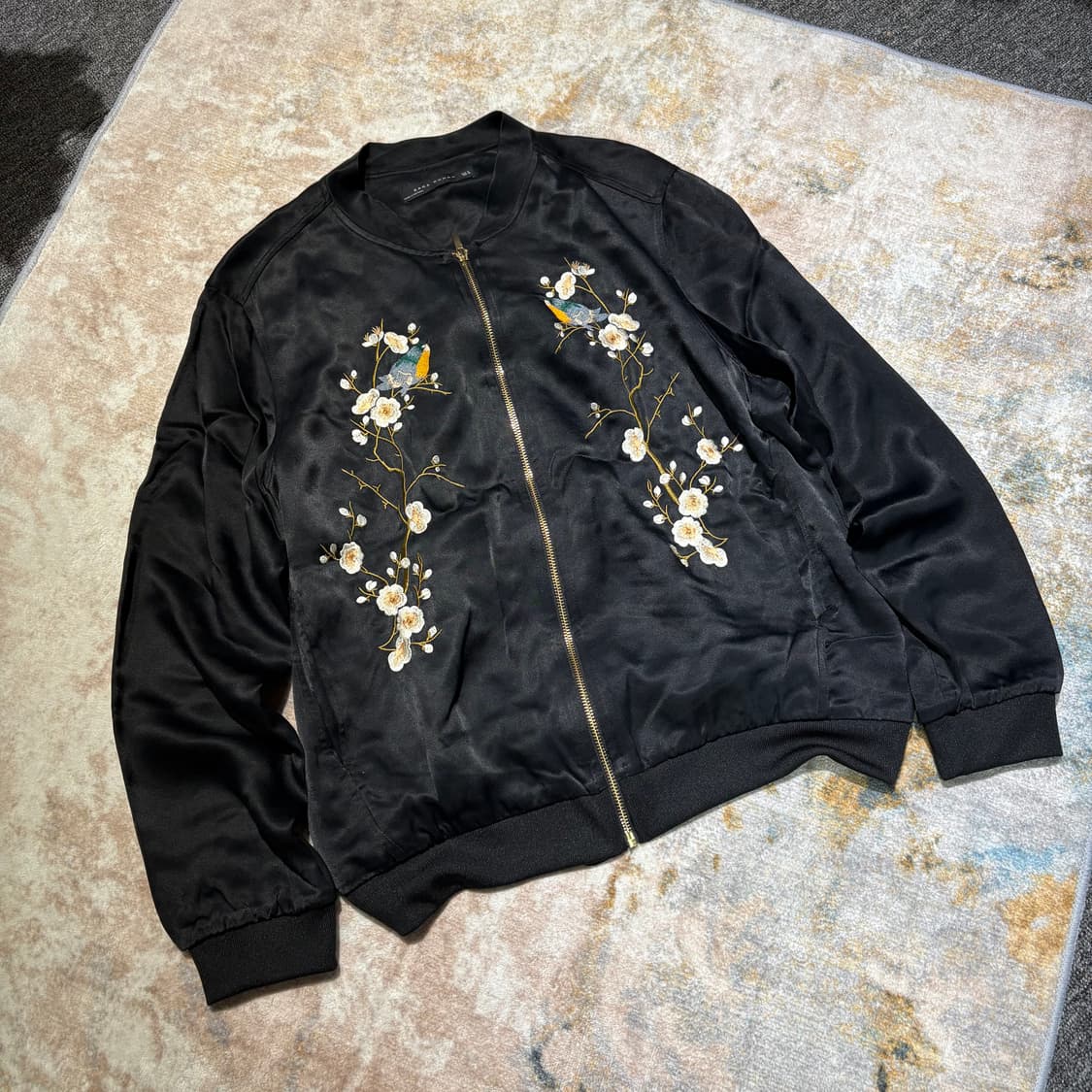 자라 우먼 빈티지 플라워자수 자켓 상품이미지1