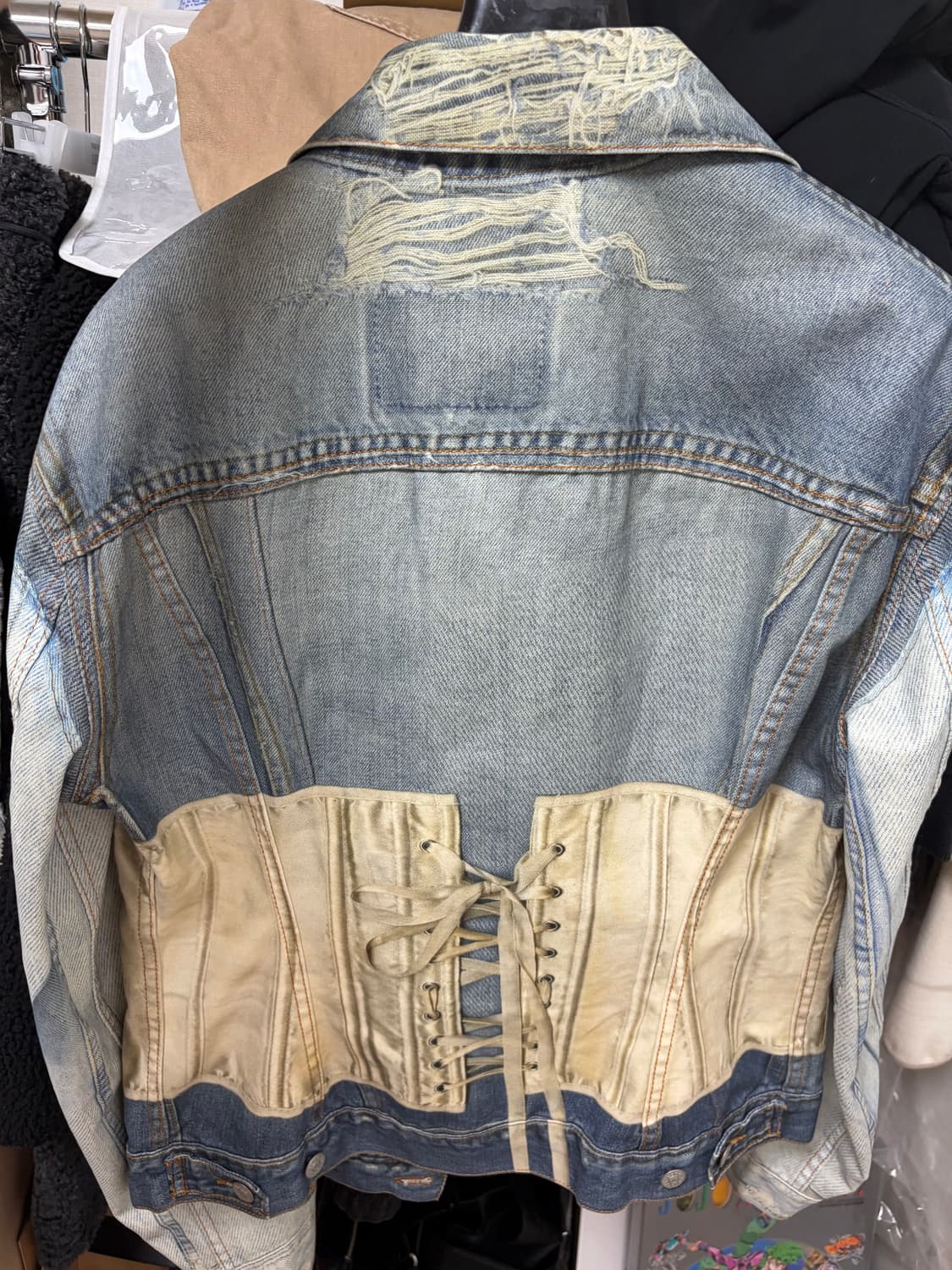 아크네 스튜디오 트롱 프뢰유 데님 자켓 size 46 상품이미지4