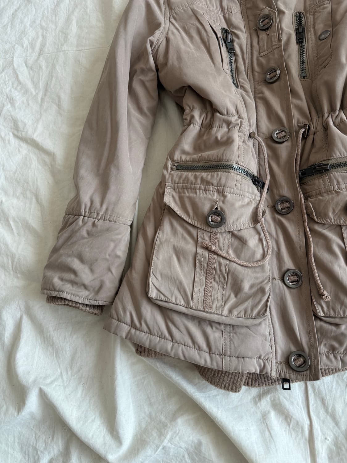 베이지 와투케 야상집업 상품이미지2