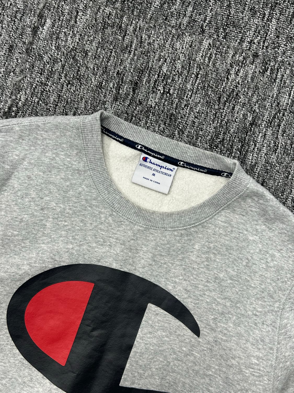 챔피온 빅로고 어센틱 맨투맨 M 상품이미지5