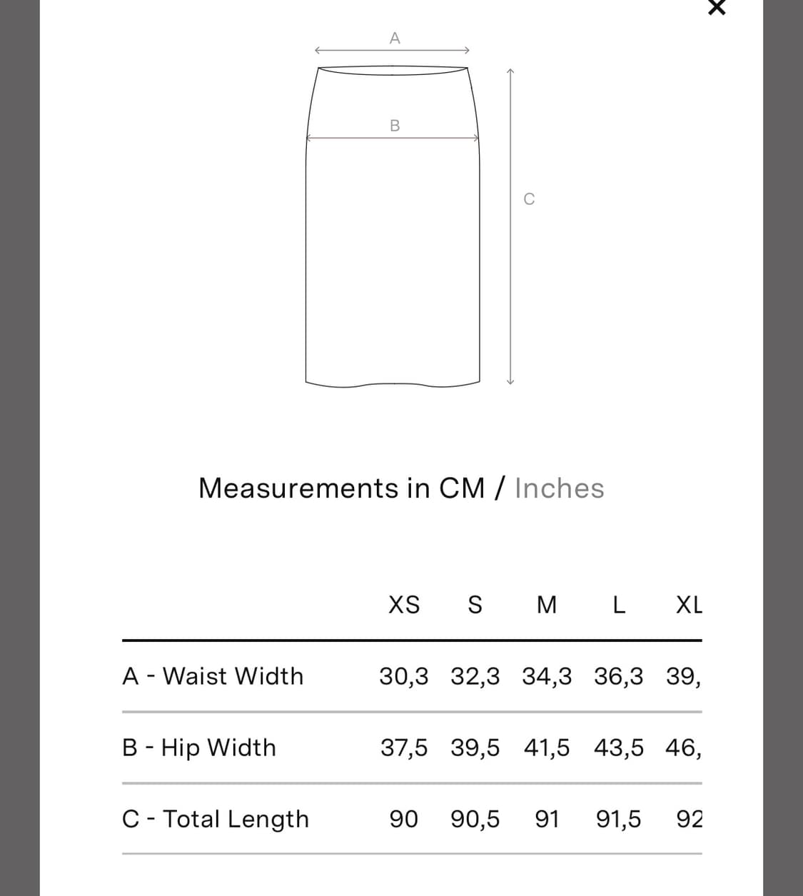 [XS,S]기마구아스 Claudia 스커트 상품이미지6