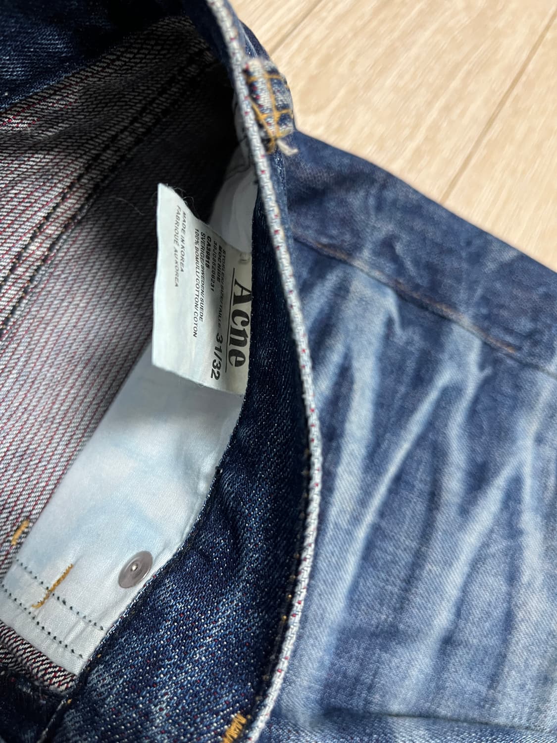 아크네스튜디오 빈티지 블루워싱데님 상품이미지4