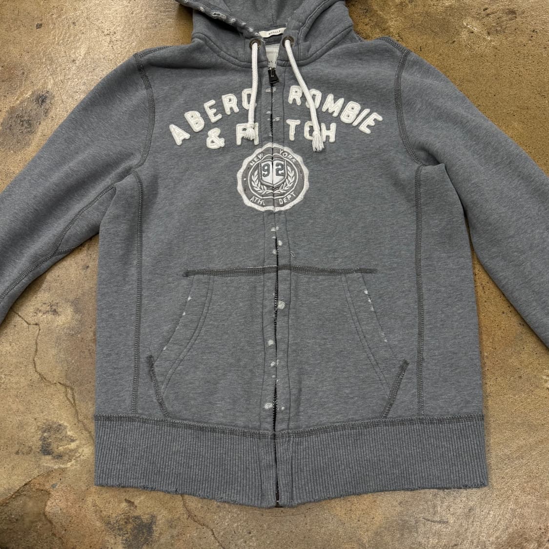 아베크롬비 그레이 후드집업 상품이미지3