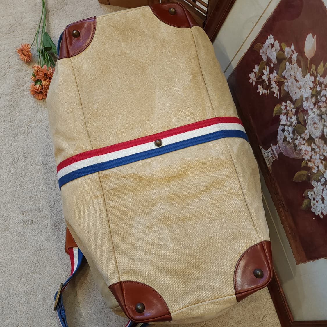 듀퐁 더플백 캔버스 레더 닥터백 아이코닉 코지백 보스턴백 상품이미지5