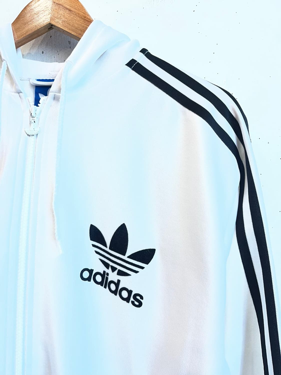 아디다스 파이어버드 화이트 후드집업 L 상품이미지2