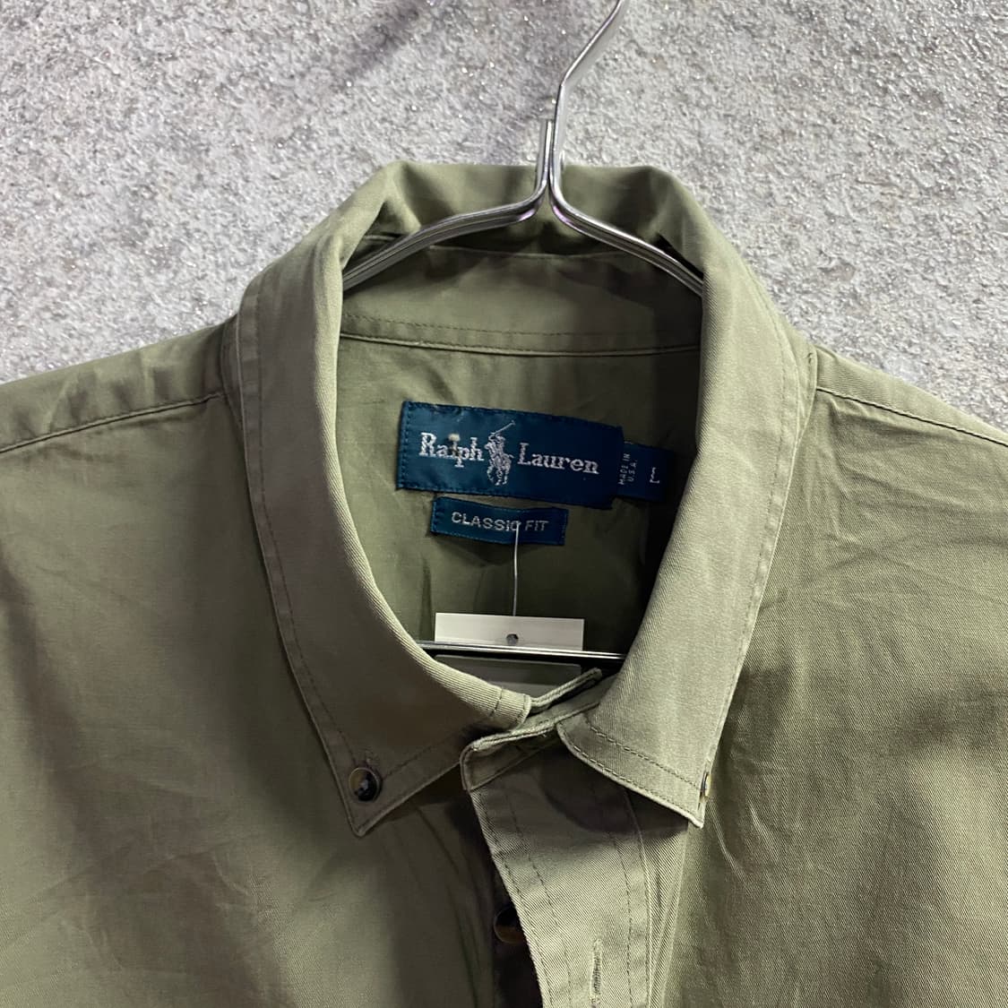 폴로 랄프로렌 카키 클래식핏 셔츠 B3082 상품이미지3