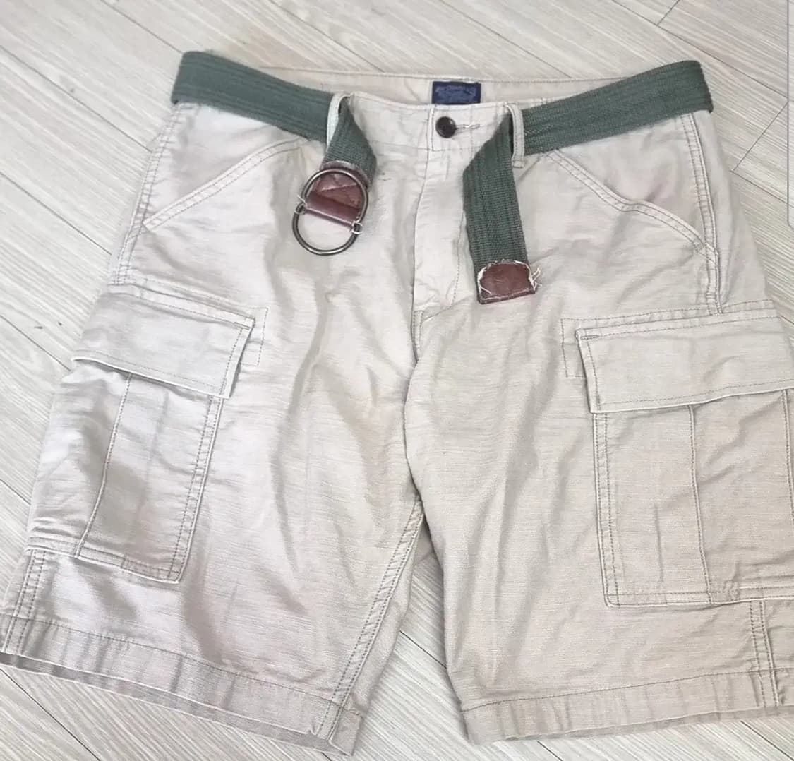 리바이스 베이지색 카고 반바지 + 벨트(33~34) 상품이미지1
