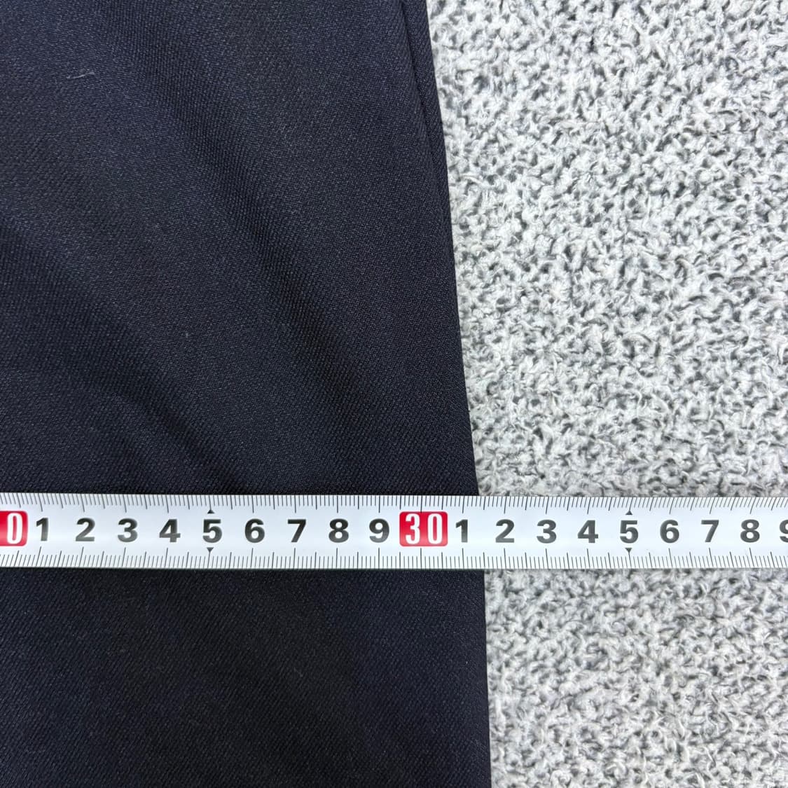 실측확인 라인 여성 핀턱 와이드 슬랙스 0526J 상품이미지5