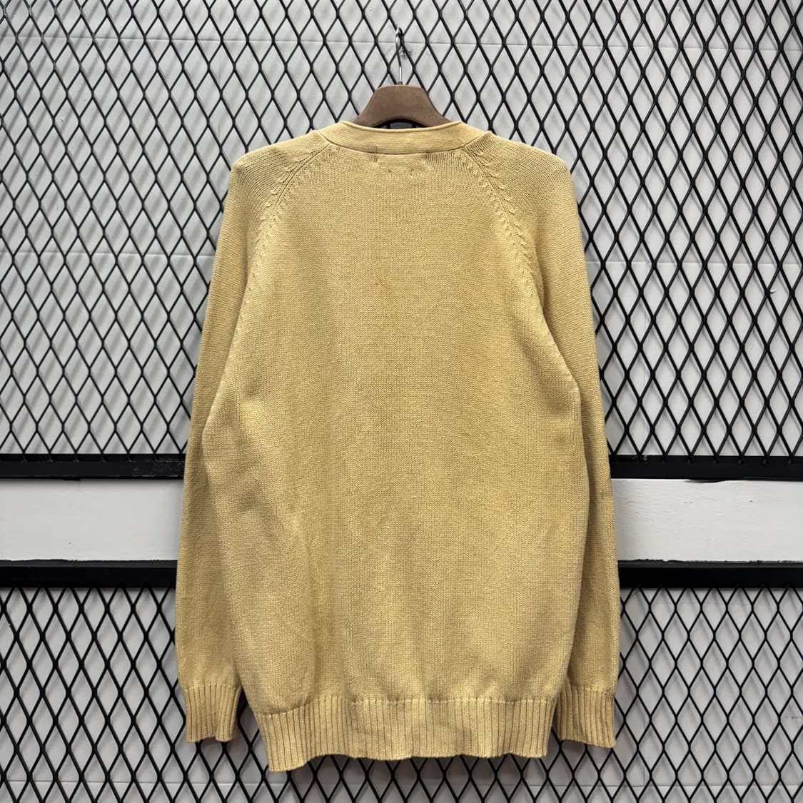 폴로 랄프로렌 니트 가디건 네이비 포니 포인트 베이지 상품이미지2