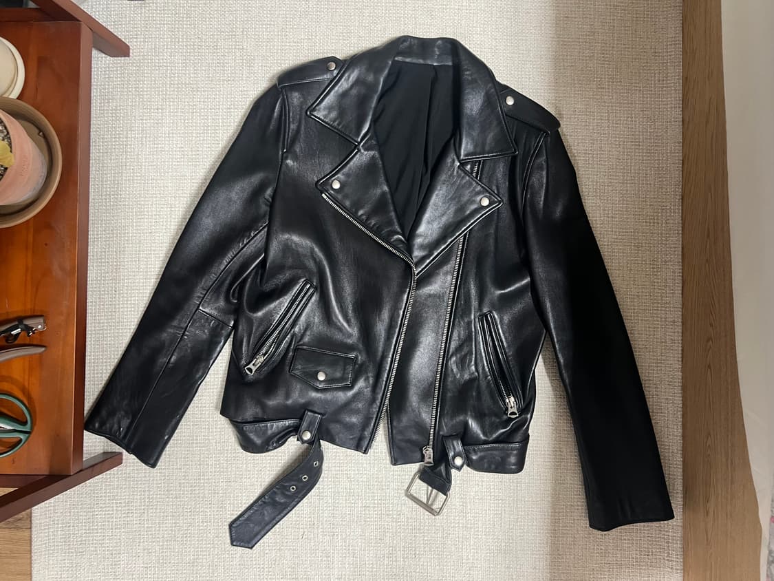 이탈리산 양가죽 라이더 자켓 상품이미지1