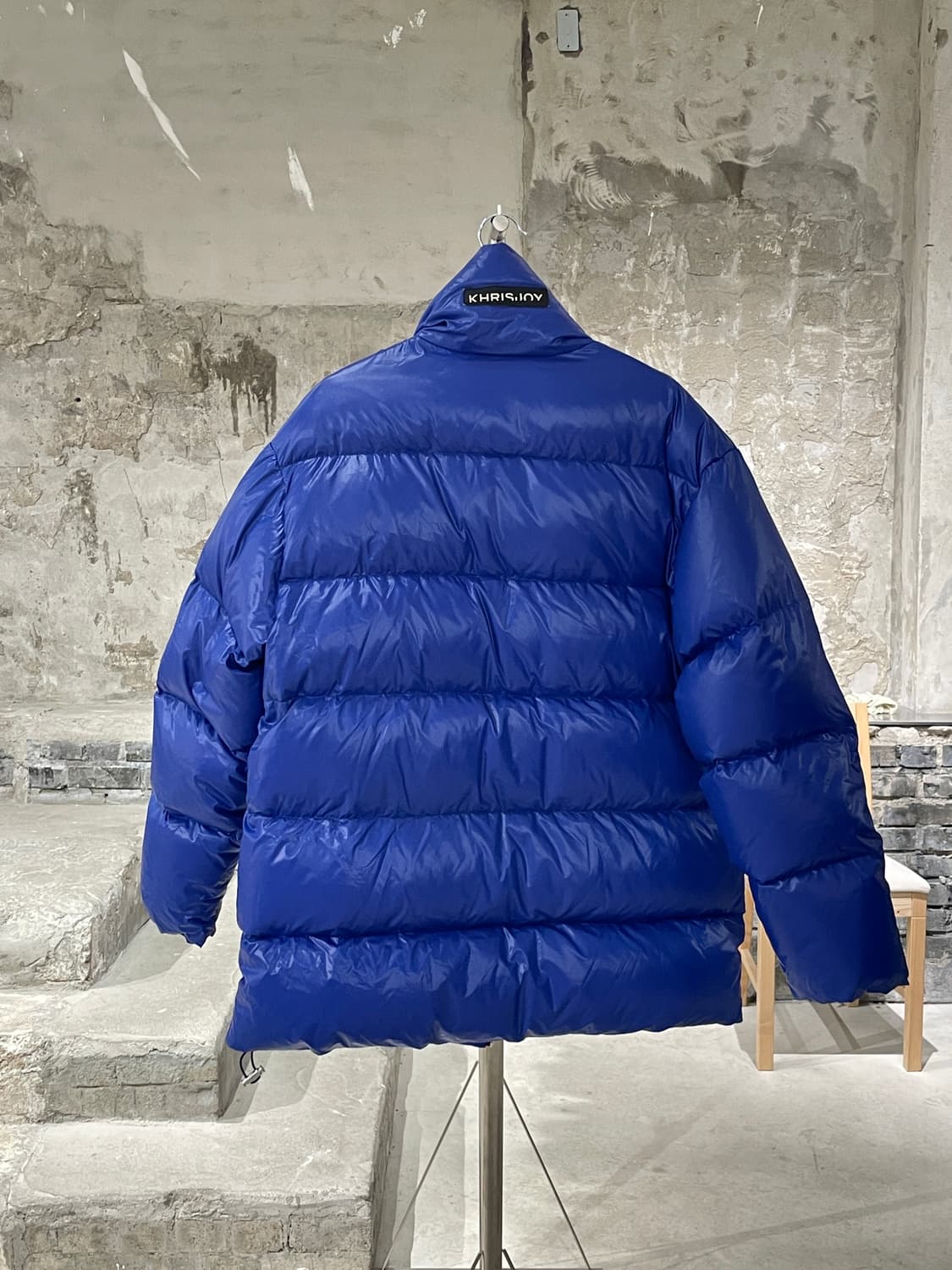 크리스조이 로얄 블루 투 웨이 집업 푸퍼 자켓 상품이미지6