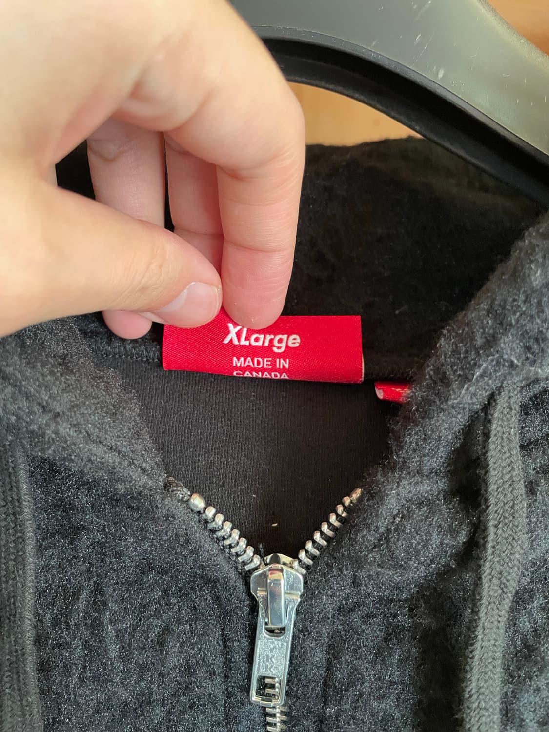 슈프림 모헤어 후드짚업 XL 상품이미지4