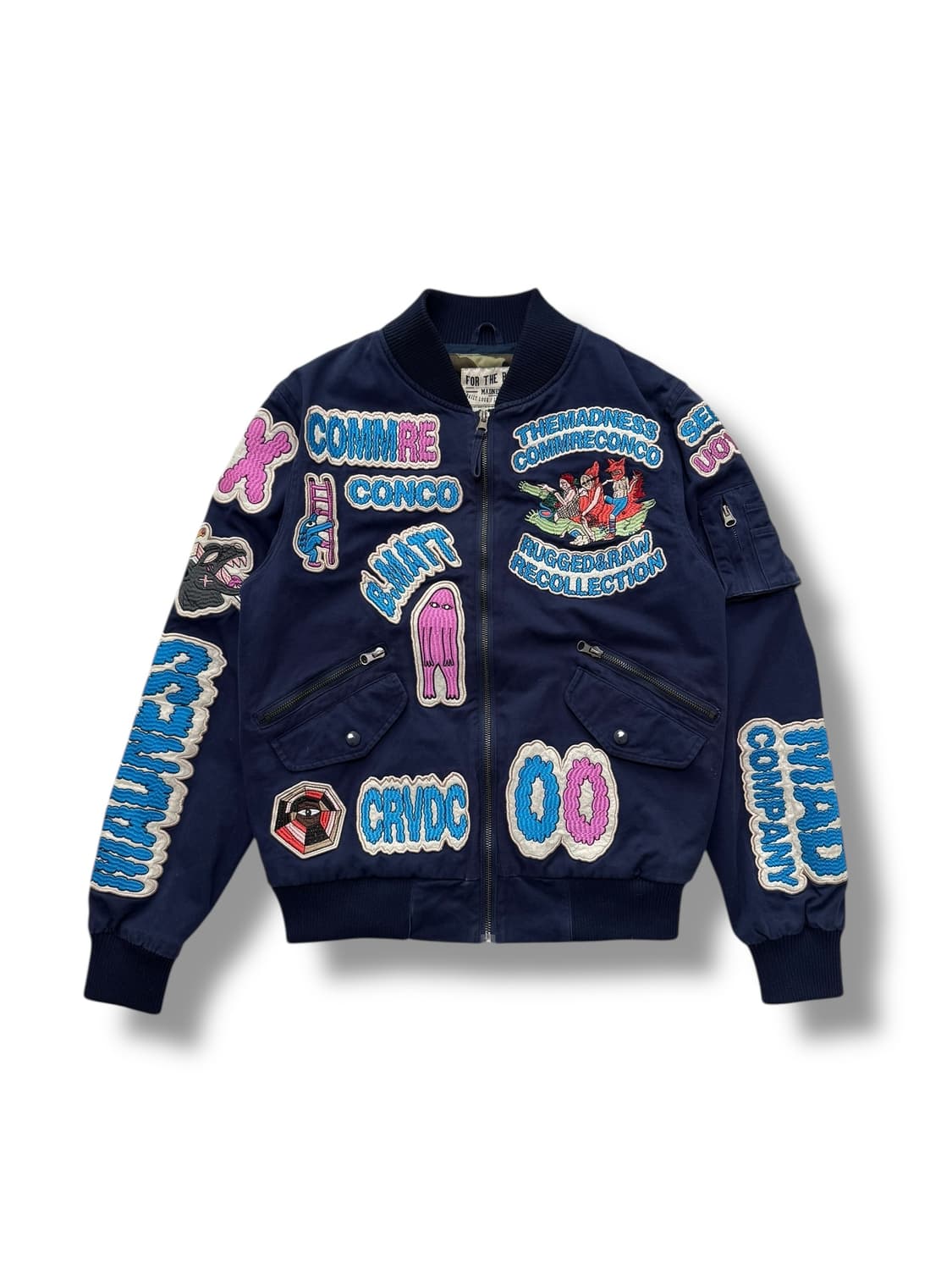 더 매드니스 풀패치 와펜 바시티 자켓 상품이미지1