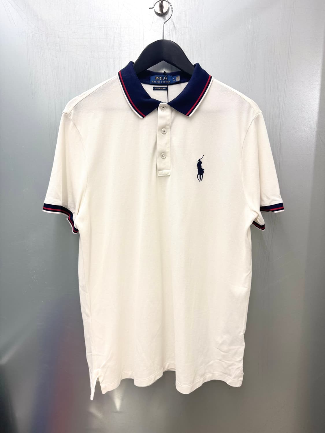 Polo Ralph Lauren 폴로 랄프로렌 화이트/네이비 컬러 빅포니 상품이미지1