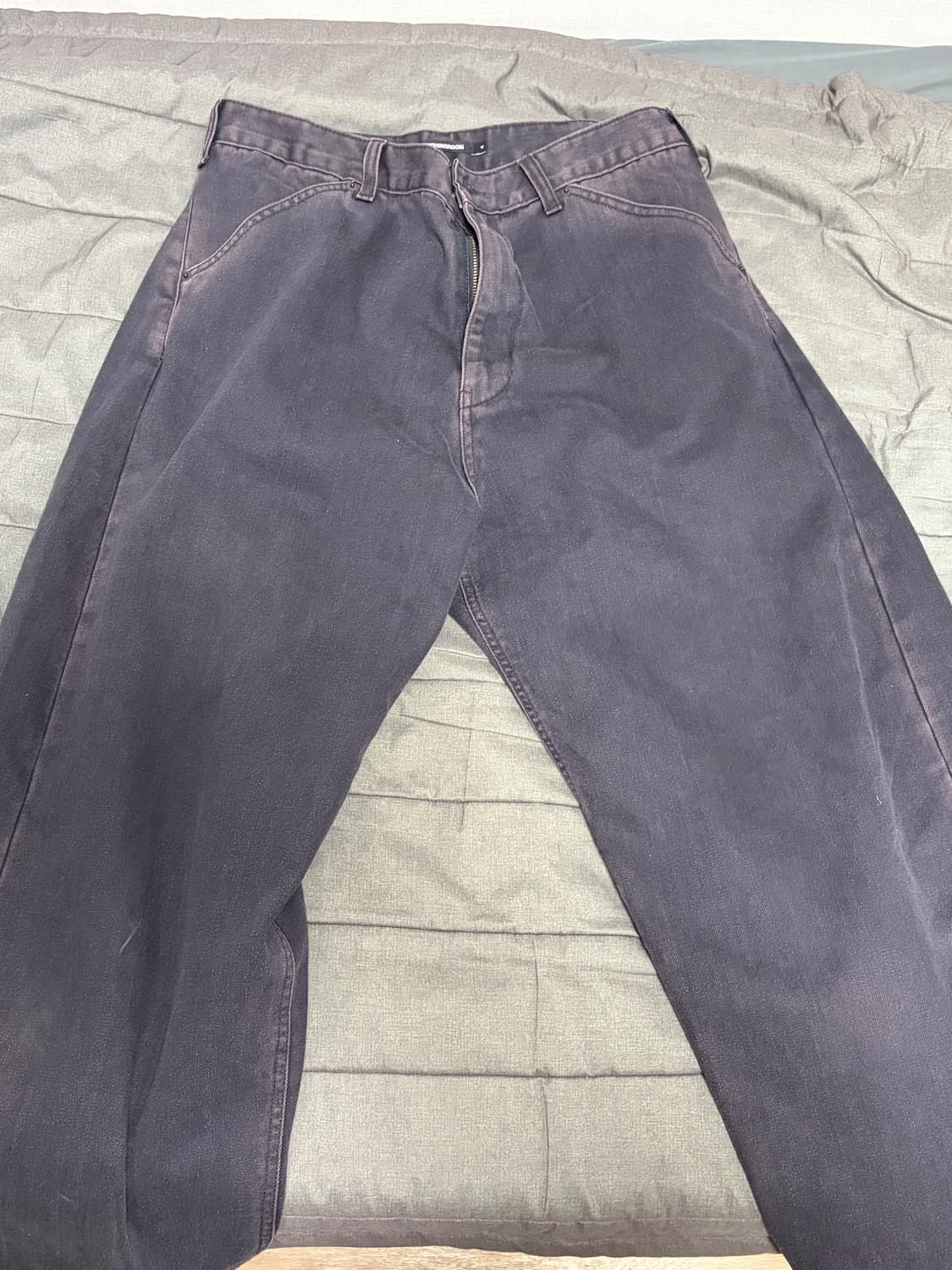 (4) Curve jeans washed dark navy 상품이미지3