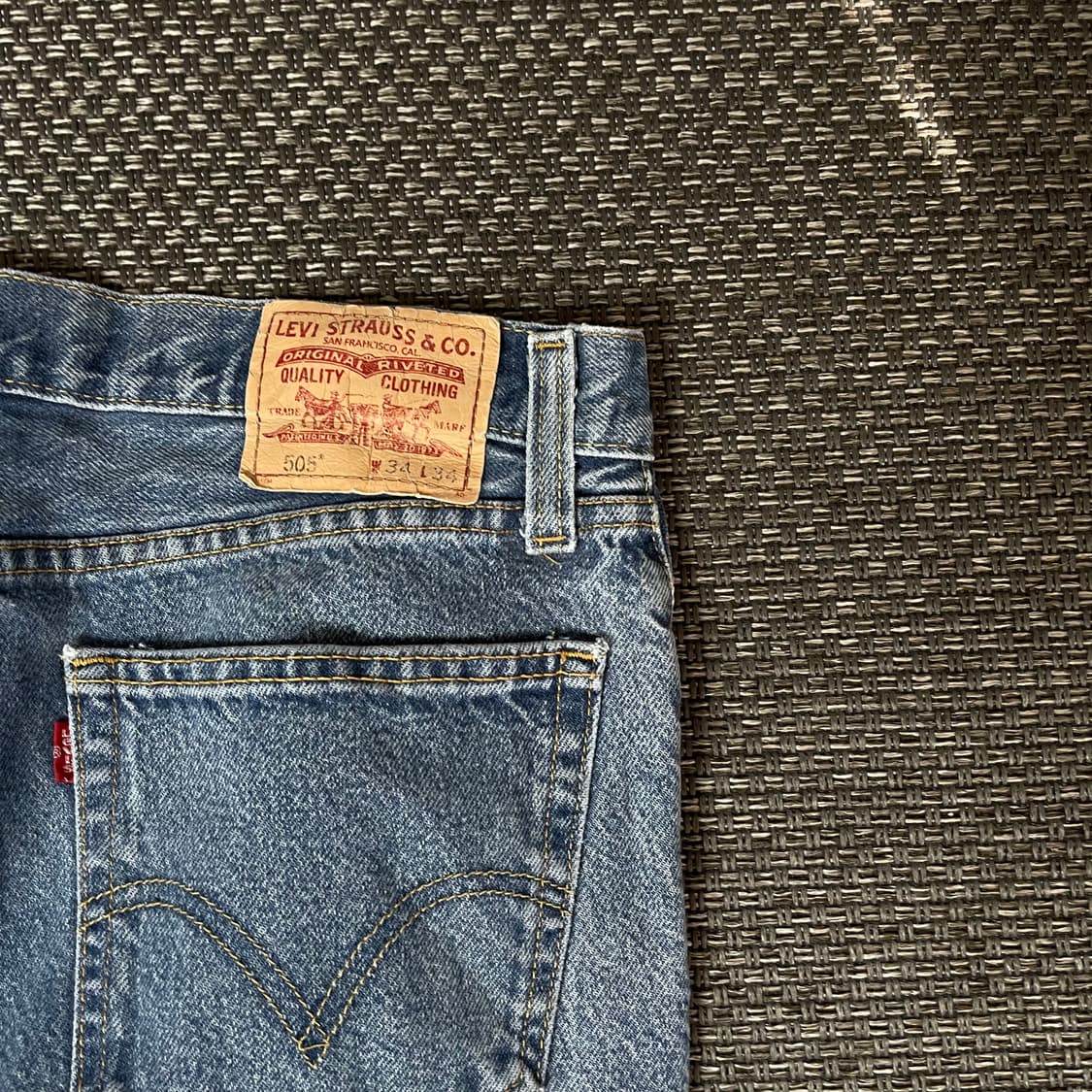 (34) 리바이스 505 34X34 데님 팬츠 스트레이트핏 상품이미지7