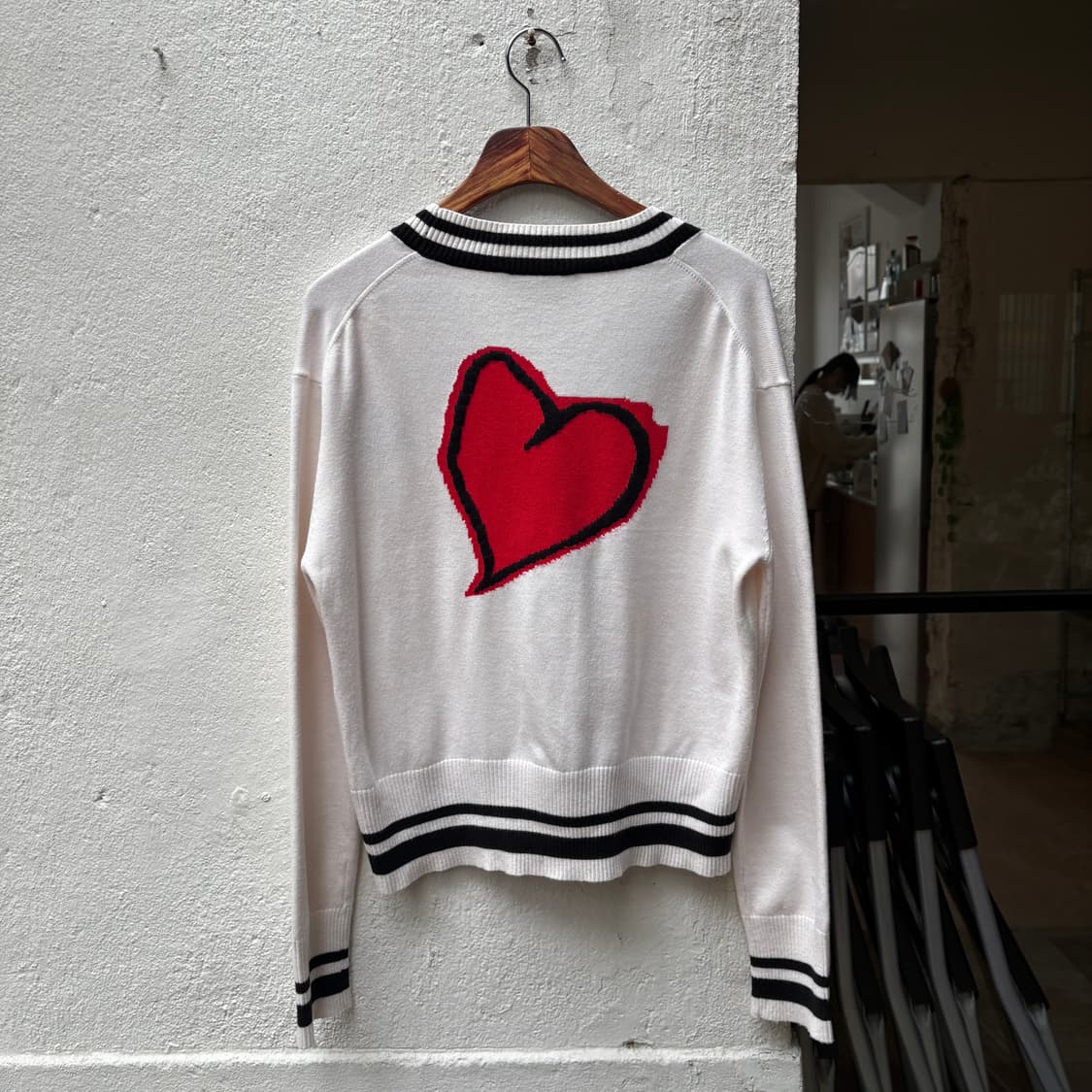 비비안웨스트우드 실크 블랜드 멀티 패치 가디건 상품이미지7