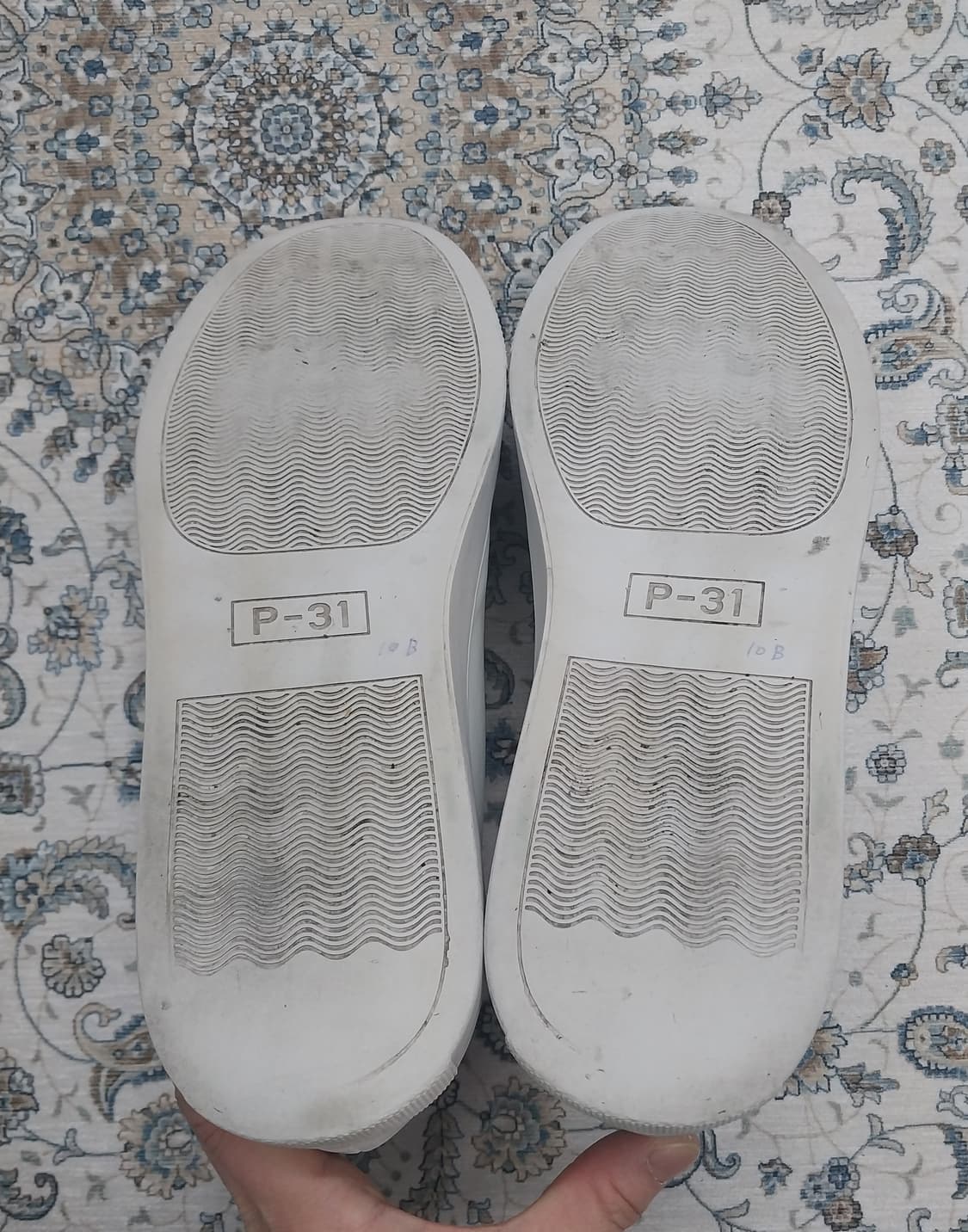 P-31 화이트 스니커즈 42사이즈 (260-265mm) 상품이미지8