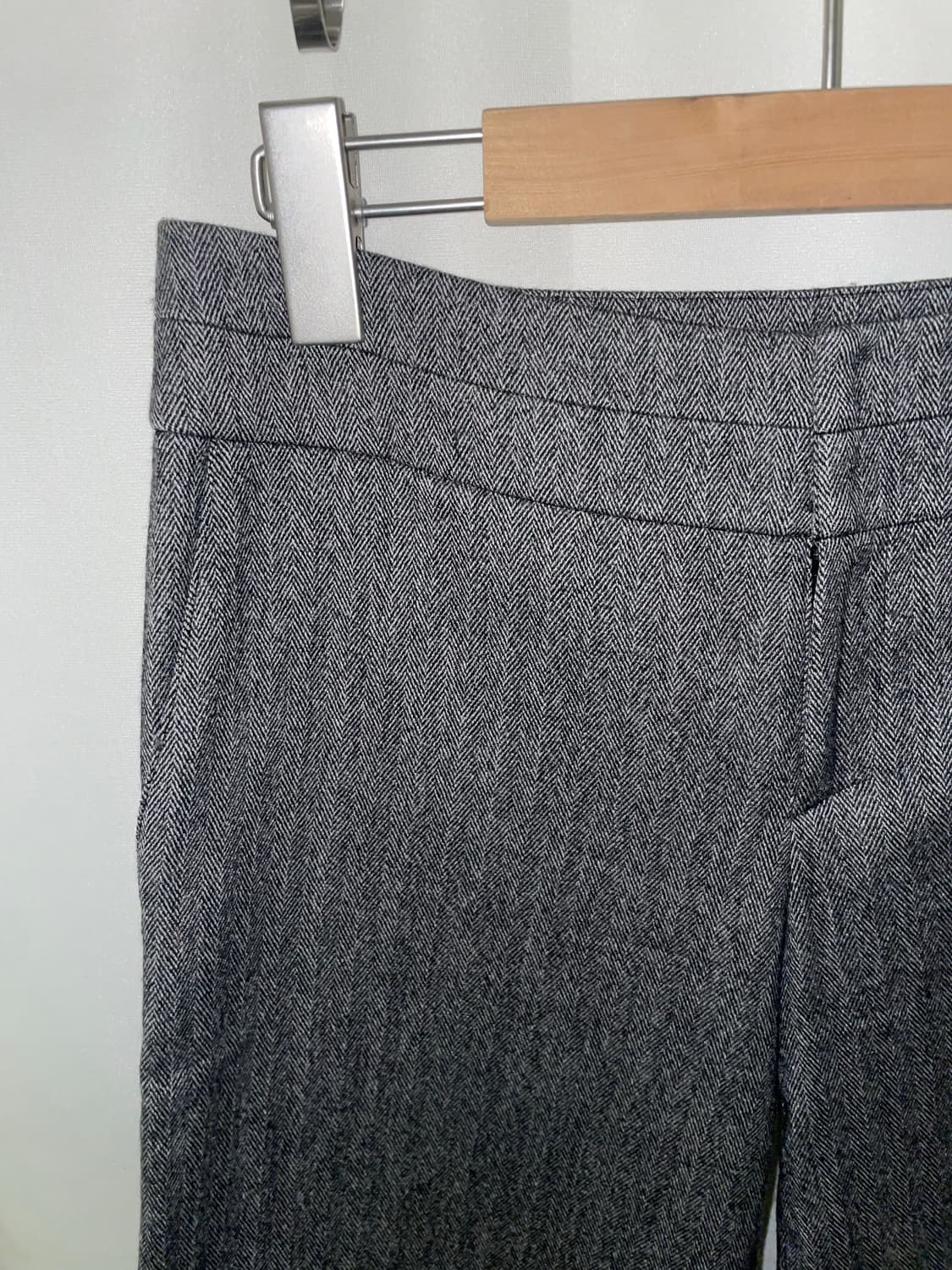 vintage herringbone wool half pants 상품이미지3