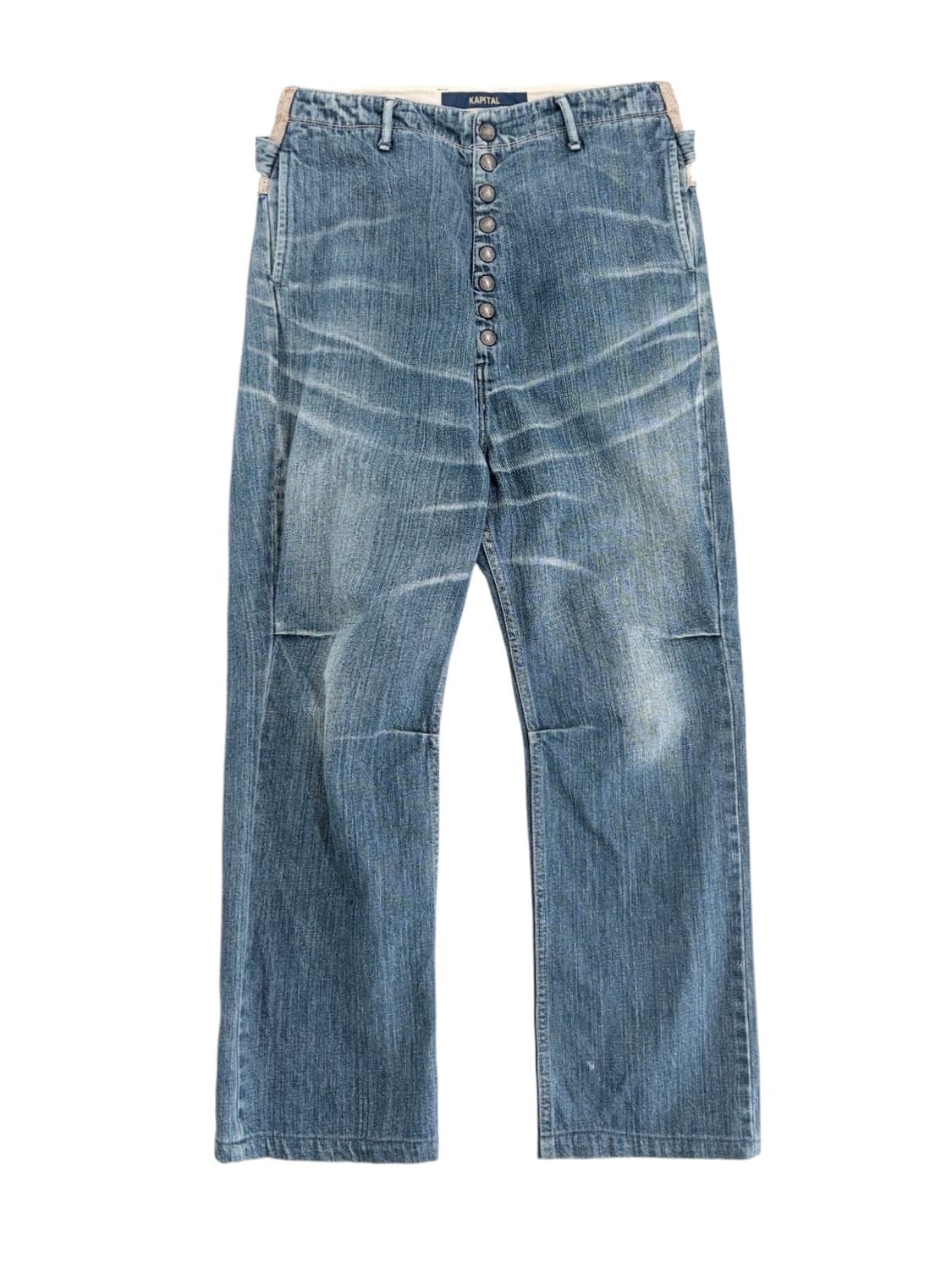 캐피탈 멀티 버튼 데님 팬츠 상품이미지3