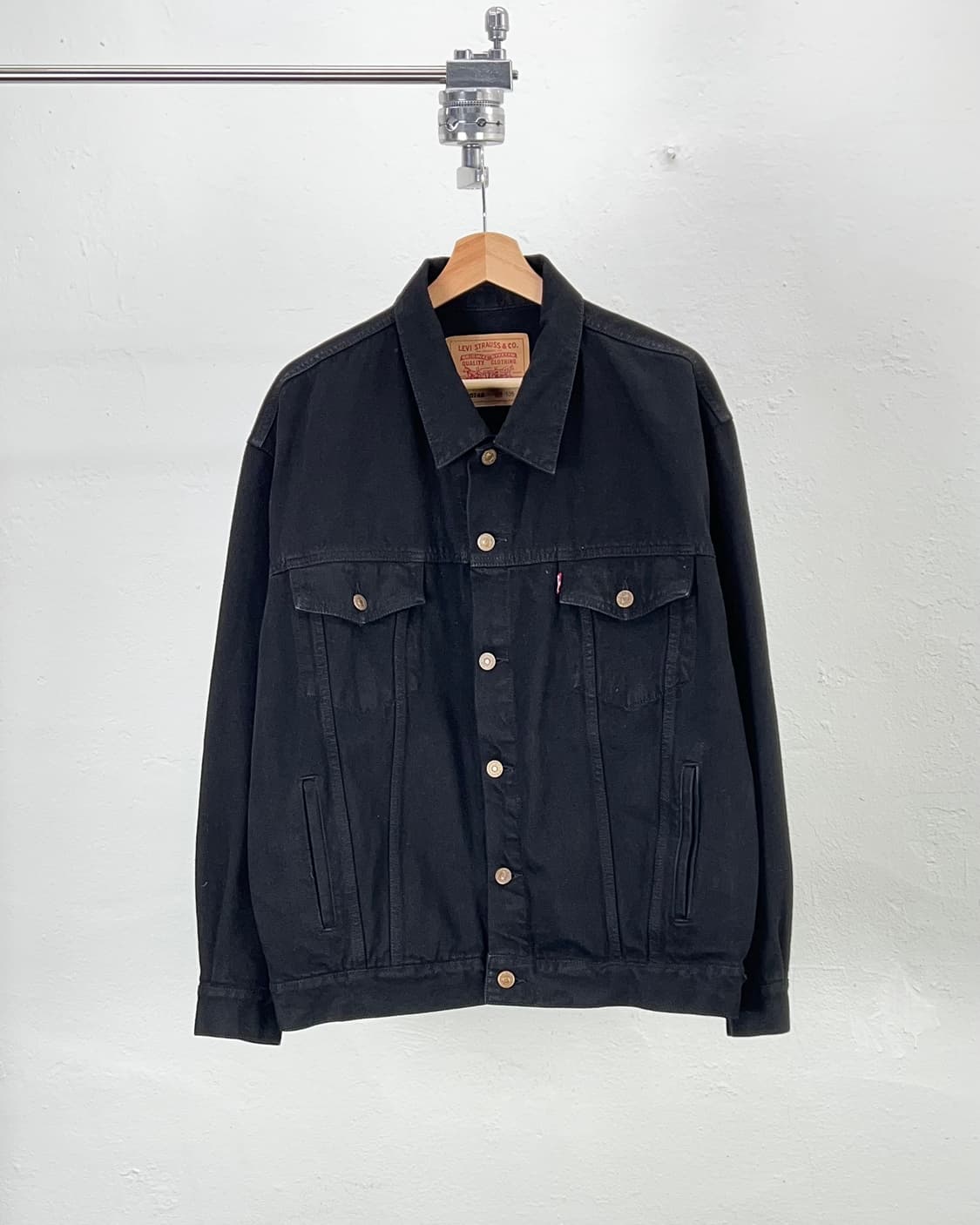 00s 리바이스 타입 3 블랙 데님 트러커 자켓 상품이미지1