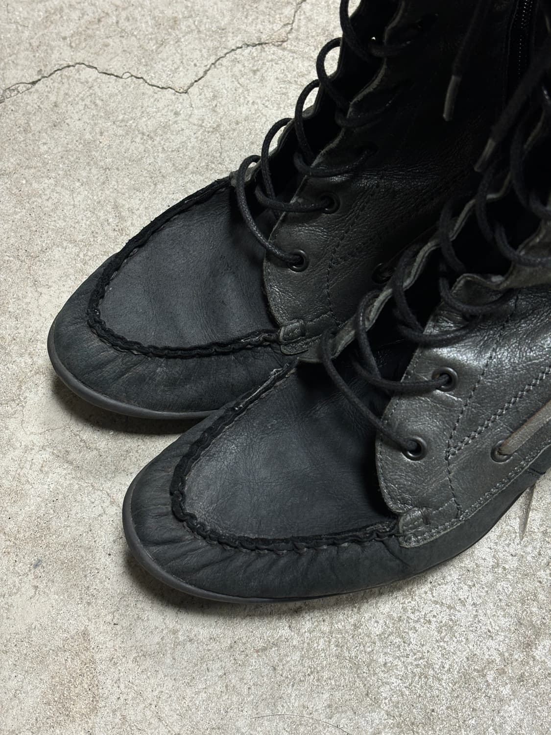 파타가스 레더 레이스업 부츠 상품이미지8