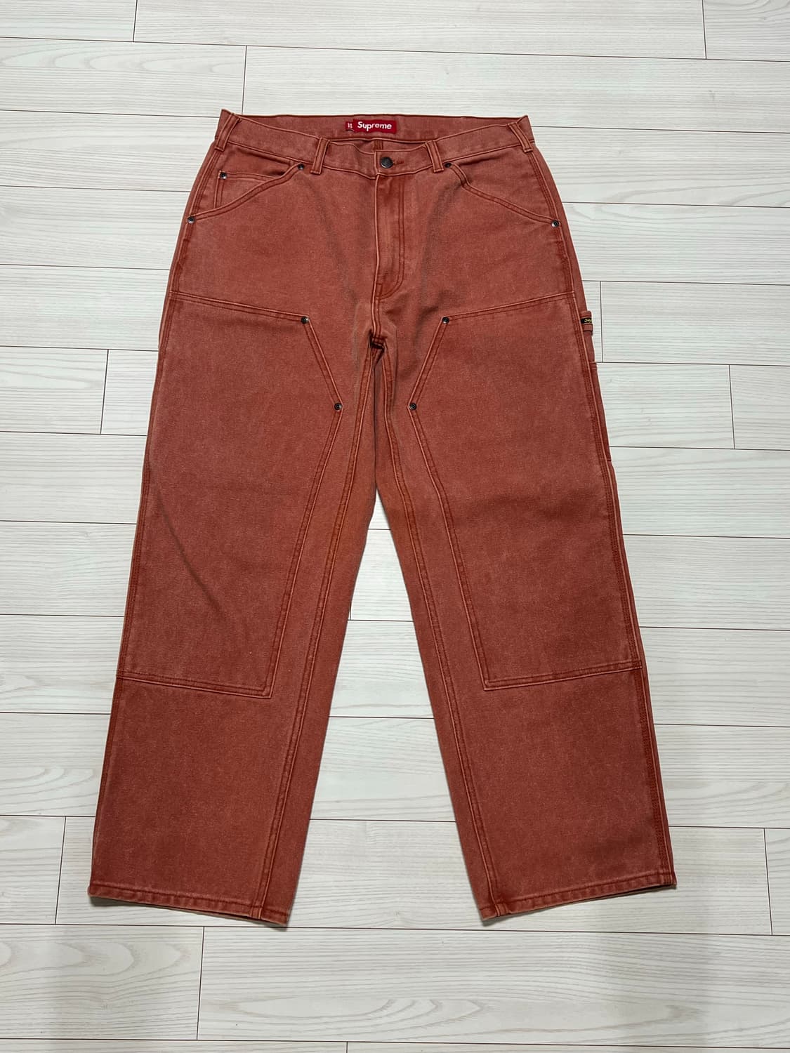 슈프림 더블니 팬츠 핑크 (32) 상품이미지1